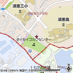 スプラウトマンション須恵周辺の地図