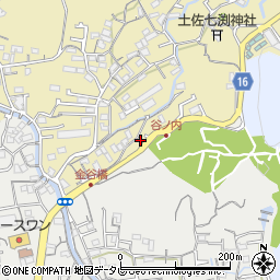 高知県高知市北秦泉寺30周辺の地図