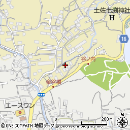 高知県高知市北秦泉寺28-2周辺の地図
