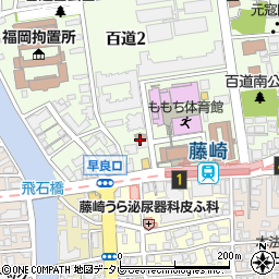 藤崎郵便局周辺の地図