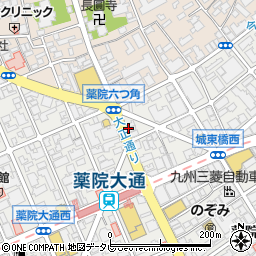 サイクルショップ・カイト　薬院店周辺の地図