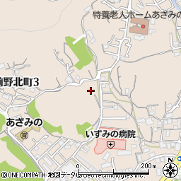 高知県高知市薊野北町周辺の地図