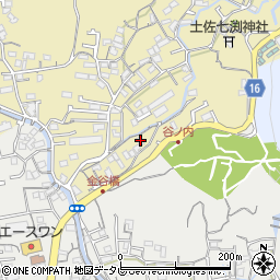 高知県高知市北秦泉寺34周辺の地図