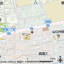 森田修学館・西新周辺の地図