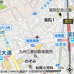福岡ニッセイビル周辺の地図