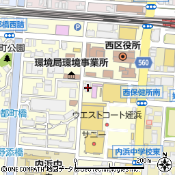 福岡市役所こども未来局関係機関等　福岡ファミリー・サポート・センター西支部周辺の地図