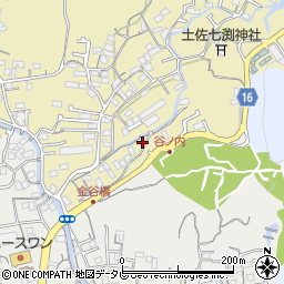 高知県高知市北秦泉寺37周辺の地図