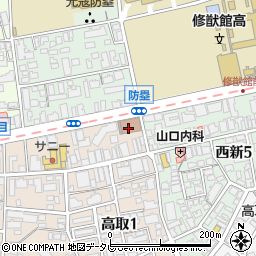 早良郵便局周辺の地図