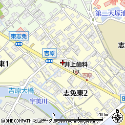 福岡県糟屋郡志免町志免東周辺の地図