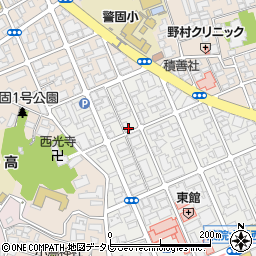 九州労務インスティテュート周辺の地図