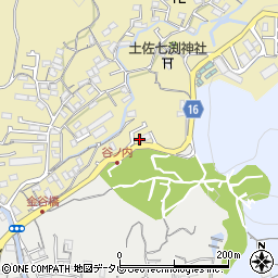 高知県高知市北秦泉寺827-21周辺の地図