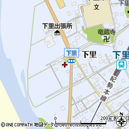 和歌山県東牟婁郡那智勝浦町下里126周辺の地図