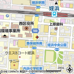 ニッポンレンタカー姪浜駅前営業所周辺の地図