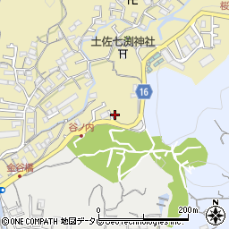 高知県高知市北秦泉寺827-10周辺の地図
