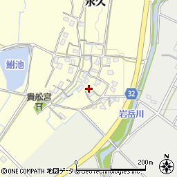 福岡県豊前市永久609周辺の地図