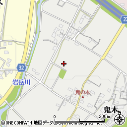 福岡県豊前市鬼木210周辺の地図
