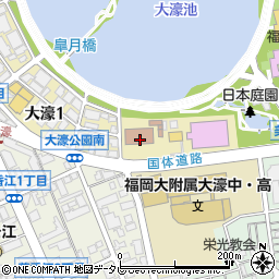 福岡管区気象台　業務課周辺の地図