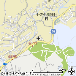 高知県高知市北秦泉寺827-7周辺の地図