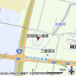 四国福山通運周辺の地図