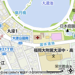福岡管区気象台総務課周辺の地図