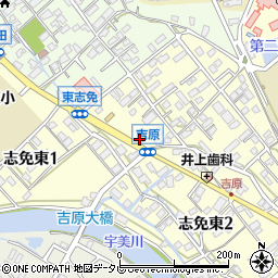 ミニストップ志免東三丁目店周辺の地図