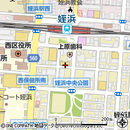 ローソン福岡姪浜駅前店周辺の地図