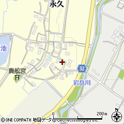 福岡県豊前市永久601周辺の地図