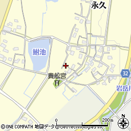 福岡県豊前市永久361周辺の地図