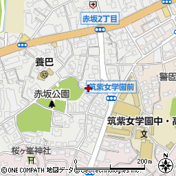 赤坂山愛マンション１棟周辺の地図