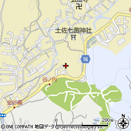 高知県高知市北秦泉寺827-24周辺の地図