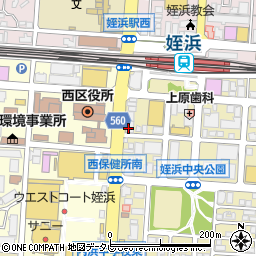 ピラティス・ヨガスタジオ・リアン　姪浜店周辺の地図