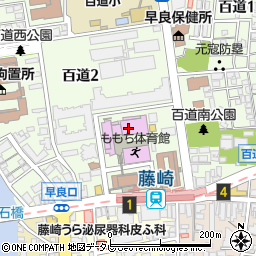 福岡県立ももち文化センター（ももちパレス）周辺の地図