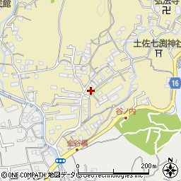 高知県高知市北秦泉寺61周辺の地図