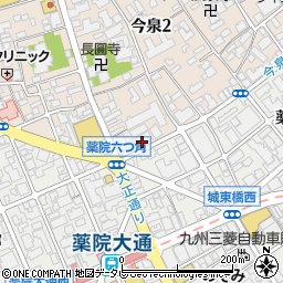 株式会社アザレインターナショナル福岡サロン周辺の地図