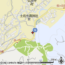 高知県高知市北秦泉寺808周辺の地図