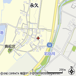 福岡県豊前市永久600周辺の地図