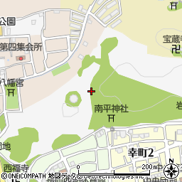 高知県南国市野中周辺の地図