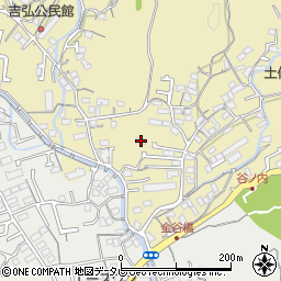 高知県高知市北秦泉寺101-1周辺の地図