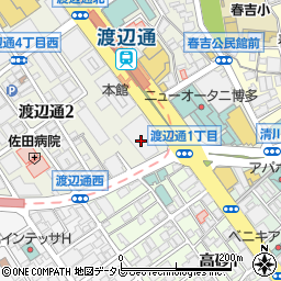 福岡不動産鑑定株式会社周辺の地図