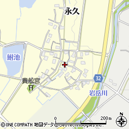 福岡県豊前市永久613周辺の地図