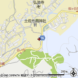 高知県高知市北秦泉寺806-2周辺の地図