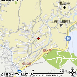 高知県高知市北秦泉寺62-1周辺の地図