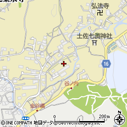 高知県高知市北秦泉寺43周辺の地図