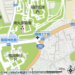 グリーンハイツ赤坂周辺の地図