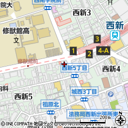 福岡中央銀行室見駅前出張所 ＡＴＭ周辺の地図