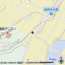 福岡県豊前市大西1114周辺の地図