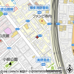 ピザクック博多駅店周辺の地図