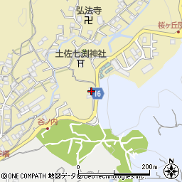 高知県高知市北秦泉寺806-1周辺の地図