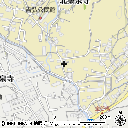 高知県高知市北秦泉寺113-7周辺の地図