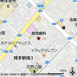 加茂歯科医院周辺の地図